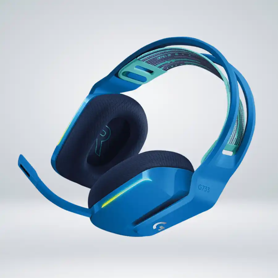 Audífonos Gamer Inalámbricos G733 Con Micrófono Azul