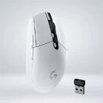 MOUSE GAMER G305 LIGHTSPEED SENSOR HERO 12K  6 BOTONES BLANCO - Imagen 2