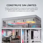CASE CORSAIR 3500X RS-R VENTILADORES AR120 RGB PANELES FRONTALES DE CRISTAL - Imagen 7