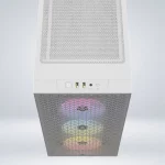 CASE CORSAIR 3000D RGB AIRFLOW VENTILADORES AR120 RGB BLANCO - Imagen 3