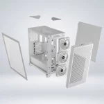 CASE CORSAIR 3000D RGB AIRFLOW VENTILADORES AR120 RGB BLANCO - Imagen 5