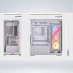 CASE CORSAIR 3500X RS-R VENTILADORES AR120 RGB PANELES FRONTALES DE CRISTAL BLANCO - Imagen 6