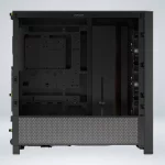 CASE CORSAIR MID TOWER FRAME 4000D RS NEGRO VENTILADORES ARGB PANEL ACERO Y VIDRIO TEMPLADO - Imagen 5