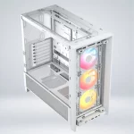 CASE CORSAIR MID TOWER FRAME 4000D RS BLANCO VENTILADORES ARGB PANEL ACERO Y VIDRIO TEMPLADO - Imagen 2