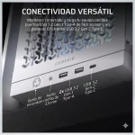 CASE CORSAIR MID TOWER FRAME 4000D RS BLANCO VENTILADORES ARGB PANEL ACERO Y VIDRIO TEMPLADO - Imagen 8