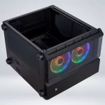CASE CORSAIR MINI TOWER CRYSTAL 280X RGB CON CRISTAL TEMPLADO NEGRO - Imagen 4