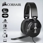 AUDIFONO GAMER CORSAIR HS55 SURROUND V2 MULTIPLATAFORMA NEGRO CA-9011389-WW