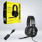 AUDIFONO GAMER CORSAIR HS55 SURROUND V2 MULTIPLATAFORMA NEGRO CA-9011389-WW - Imagen 4