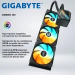 SISTEMA DE ENFRIAMIENTO GIGABYTE GAMING 360 ARGB BLACK