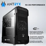 CASE ANTRYX RX-350 PERFORMANCE PANEL DE MALLA METALICA Y PANEL LATERAL TRASPARENTE