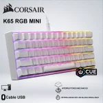 TECLADO GAMER CORSAIR K65 RGB MINI 60 % SWITCHES CHERRY MX SPEED