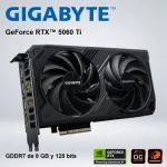 TARJETA GRÁFICA - GIGABYTE NVIDIA GEFORCE RTX™ 5060 TI WINDFORCE OC - 8GB GDDR7, 128-BIT