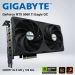 TARJETA GRÁFICA - GIGABYTE NVIDIA GEFORCE RTX 5060 TI EAGLE OC - 8GB GDDR7, 128-BIT