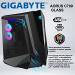 CASE FULL TOWER GIGABYTE AORUS C700 GLASS ARGB