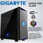 CASE MID TOWER GIGABYTE AORUS C300 GLASS ARGB