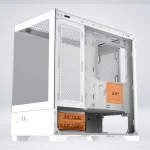 CASE MID TOWER GIGABYTE C201 PANORAMIC ICE ARGB WHITE - Imagen 3