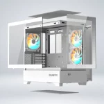 CASE MID TOWER GIGABYTE C201 PANORAMIC ICE ARGB WHITE - Imagen 5