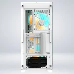 CASE MID TOWER GIGABYTE C301 CRISTAL ARGB WHITE - Imagen 4