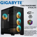 CASE MID TOWER GIGABYTE C500 PANORAMIC STEALTH ARGB