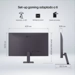 MONITOR GAMER ULTRAGEAR FULLHD 27 " IPS 144hz 1ms HDR10 sRGB99 % G-SYNC AMD 27G414B - Imagen 7