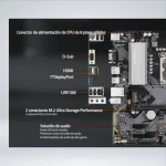 PLACA GIGABYTE B760M D3HP DDR4 INTEL CORE de 12.ª, 13.ª y 14.ª GENERACION - Imagen 4