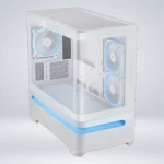 CASE MINI TOWER ASUS PRIME AP202 ARGB PANEL DE VIDRIO CURVO - Imagen 2