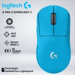 MOUSE GAMER LOGITECH G PRO X SUPERLIGHT 2 SENSOR HERO 2 44K DPI 910-007693