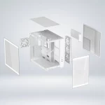 CASE MID TOWER ASUS A32 PLUS ARGB WHITE - Imagen 7
