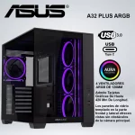 CASE MID TOWER ASUS A32 PLUS ARGB BLACK