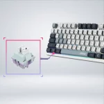 TECLADO MSI GAMING FORGE GK600 TKL WIRELESS SKY WIBLUUSB - Imagen 6