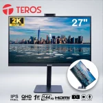 MONITOR TE-2720CS QHD 27 " IPS 144hz 1ms HDMI SPEAKER CAMARA DOBLE MICROFONO