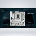 PLACA GIGABYTE AMD RYZEN B850M EAGLE ICE WIFI6 DDR5 BLANCO - Imagen 4
