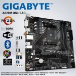 PLACA GIGABYTE AMD RYZEN A520M DS3H AC WIFI DDR4