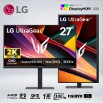 MONITOR GAMER ULTRAGEAR G6 QHD 27 " IPS 300hz 1ms HDR400 AMD G SYNC PIVOT SPEAKER 27G640A