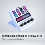 STREAM DECK+ ELGATO WHITE TECLAS LCD 10GBD9911 - Imagen 2