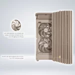 CASE MID TOWER ASUS PROART PA401 WOOD EDITION BEIGE - Imagen 8