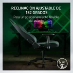 SILLA GAMING RAZER ISKUR V2 X BLACK SOPORTE LUMBAR INTEGRADO RECLINA 152° - Imagen 7
