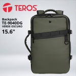 MOCHILA TERO 15.6 " Backpack TE-9040DG, VERDE OSCURO