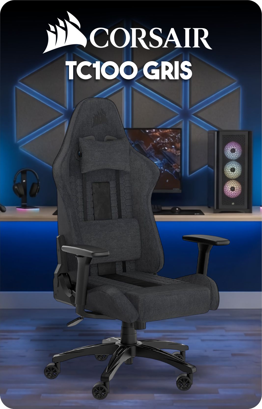 Corsair TC100 Gris