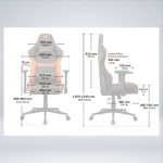 SILLA GAMING ARMOR ONE V2 GRAY F TEJIDO RECLINA 155° COJIN CUELLO LUMBAR - Imagen 8