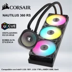 SISTEMA DE ENFRIAMIENTO LIQUIDO DE CPU NAUTILUS 360 RS ARGB BLACK