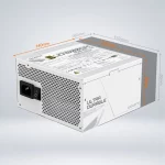 FUENTE DE ALIMENTACIÓN GIGABYTE UD1000GM PG5 V2 ICE 1000W 80 PLUS GOLD MODULAR - Imagen 3