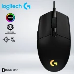 MOUSE LOGITECH G203 LIGHTSYNC OPTICAL 8000 DPI RGB (910-005793)