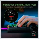 TECLADO RAZER TARTARUS PRO SWITCHES ANALOGOS CHROMA BLACK - Imagen 5