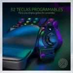 TECLADO RAZER TARTARUS PRO SWITCHES ANALOGOS CHROMA BLACK - Imagen 6