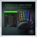 TECLADO RAZER TARTARUS PRO SWITCHES ANALOGOS CHROMA BLACK - Imagen 8