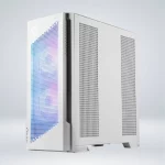 CASE MID TOWER MSI VELOX 300R AIRFLOW PZ PANEL FRONTAL DE MALLA METALICA WHITE - Imagen 3