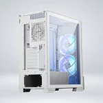 CASE MID TOWER MSI VELOX 300R AIRFLOW PZ PANEL FRONTAL DE MALLA METALICA WHITE - Imagen 4