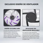 CASE MID TOWER MSI VELOX 300R AIRFLOW PZ PANEL FRONTAL DE MALLA METALICA WHITE - Imagen 8