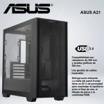 CASE MINI TOWER ASUS A21 BLACK